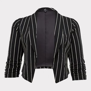 Torrid - Black Stripe blazer - Size 2X